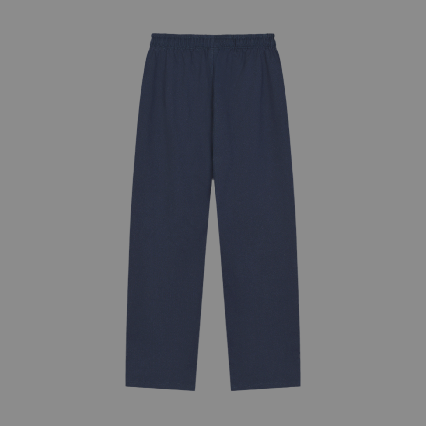 Solid Color Straight-Leg Sweatpants