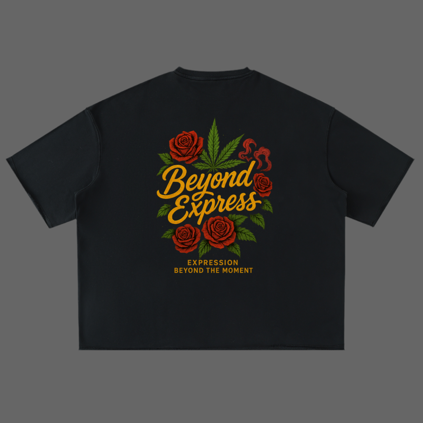 Washed Rolled Hem Half Sleeve T-Shirt