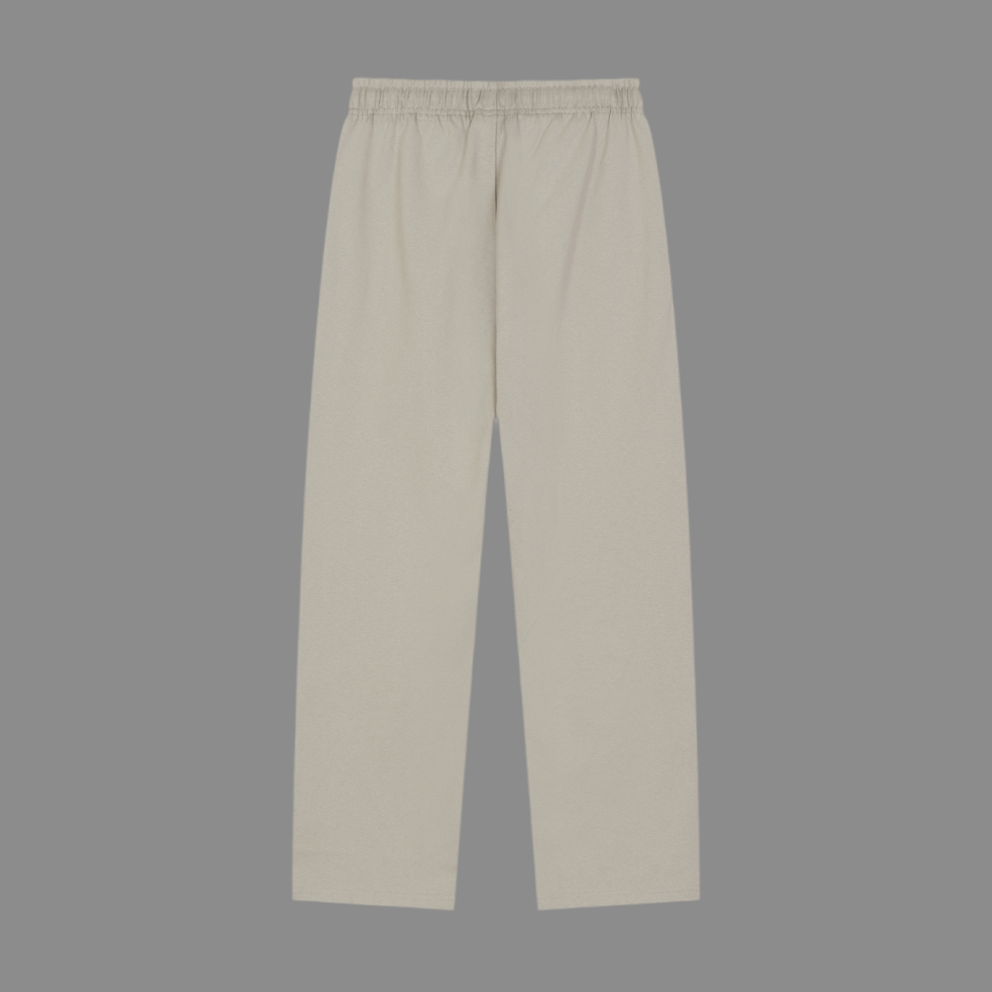 Solid Color Straight-Leg Sweatpants