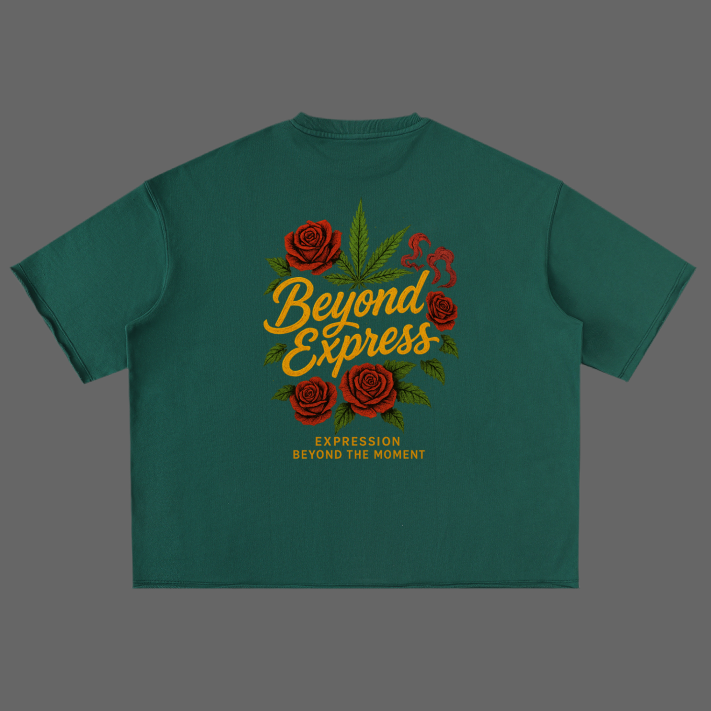 Washed Rolled Hem Half Sleeve T-Shirt