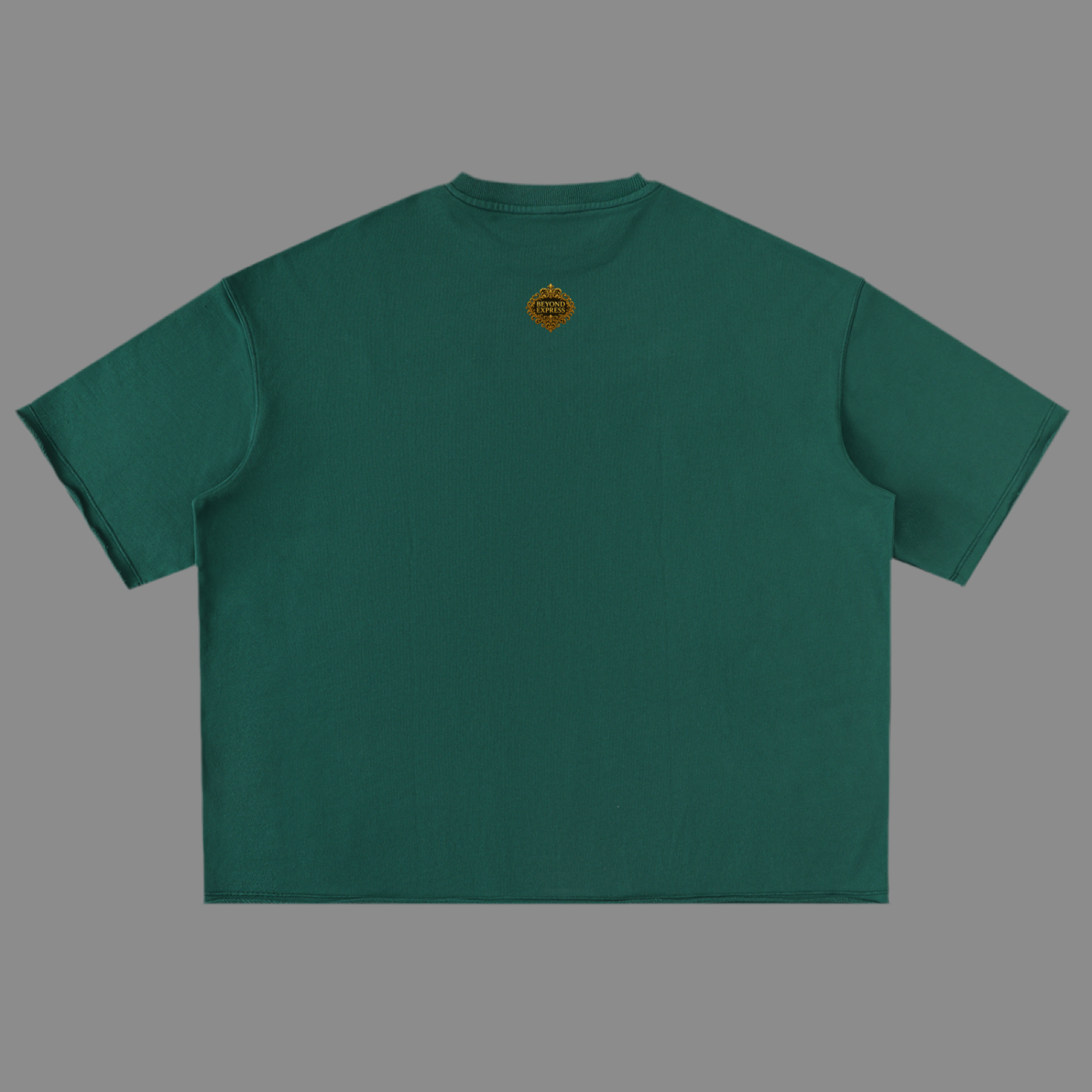 Black T-Shirt with Beyond Express Gold Logo