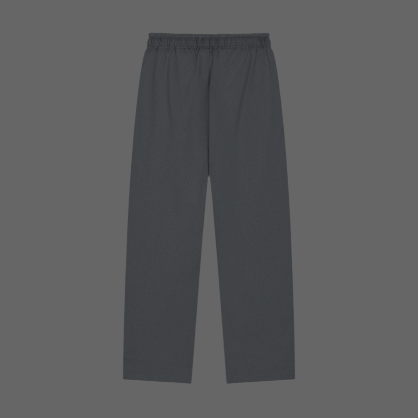 Solid Color Straight-Leg Sweatpants