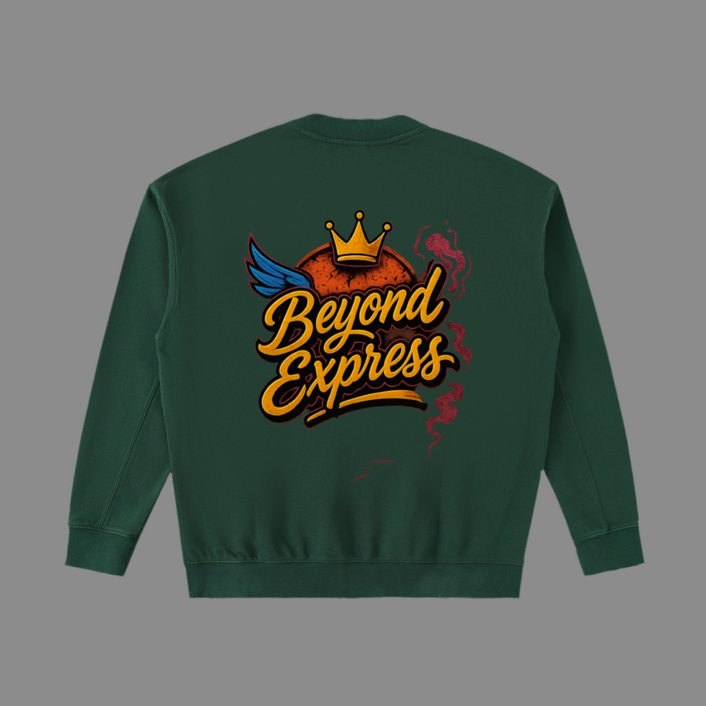 Drop Shoulder Crewneck Sweatshirt