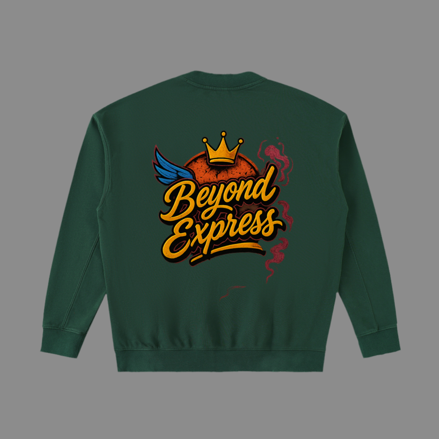 Drop Shoulder Crewneck Sweatshirt