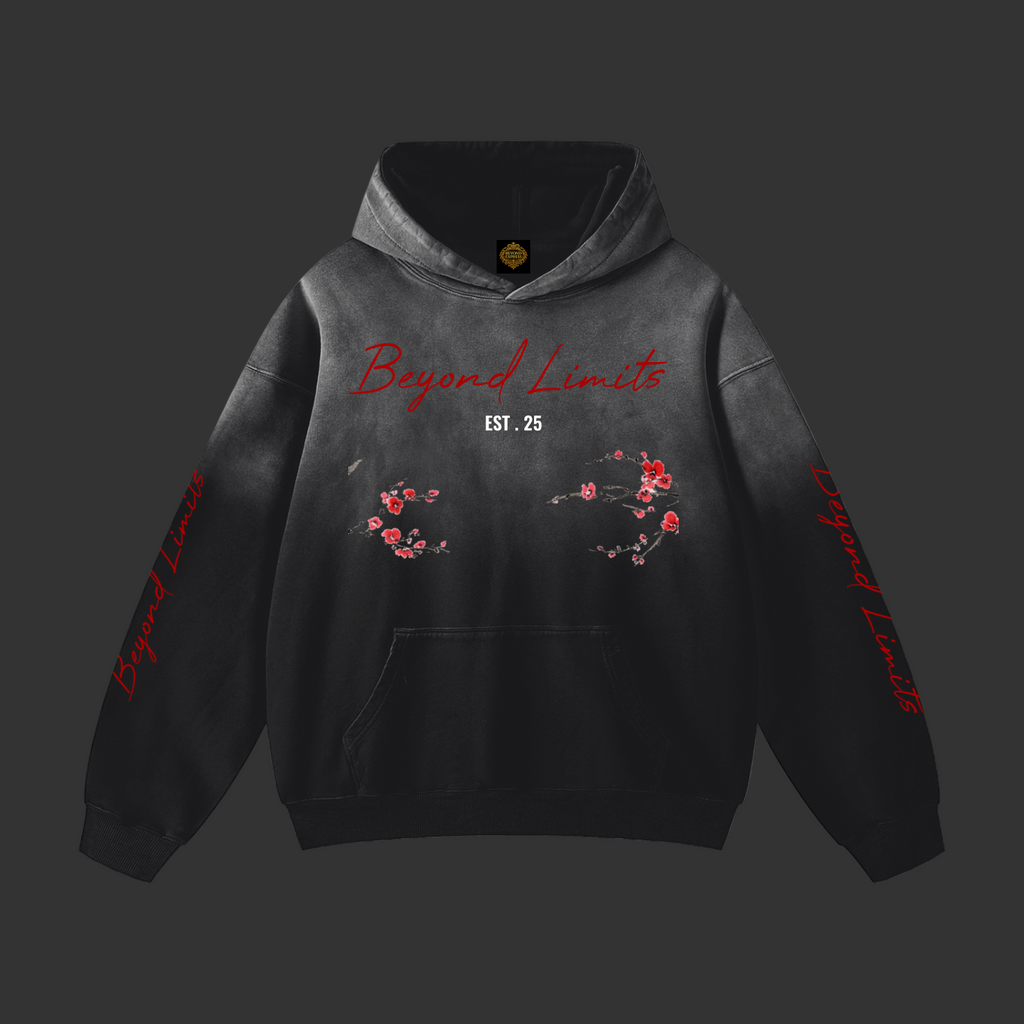 (Special production line)￼Heavyweight Sunfade Oversized Hoodie