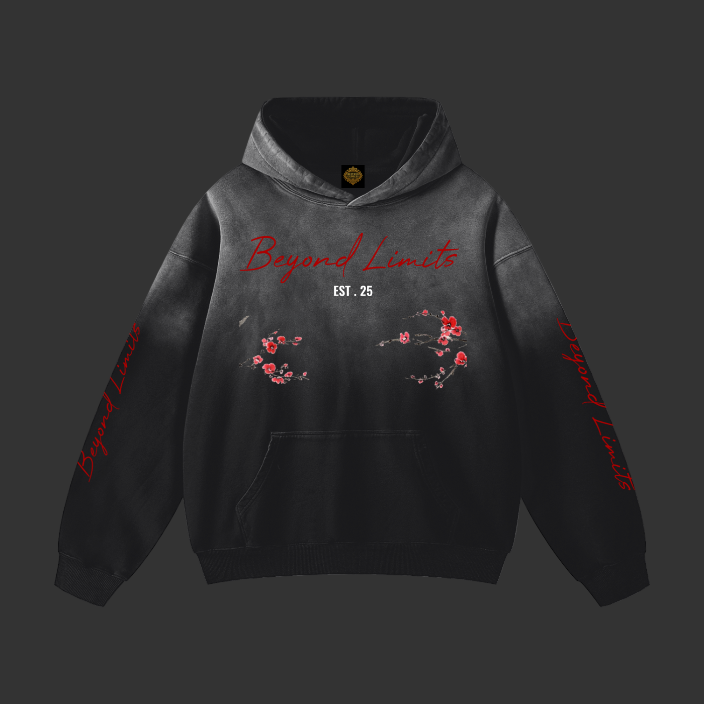 (Special production line)￼Heavyweight Sunfade Oversized Hoodie