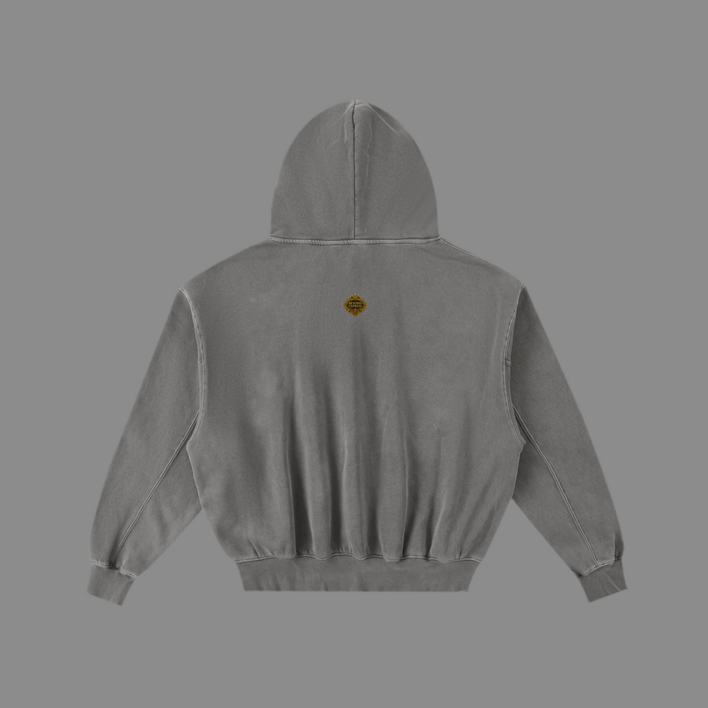 XXvXX collection Frayed Enzyme Washed Fleece Hoodie