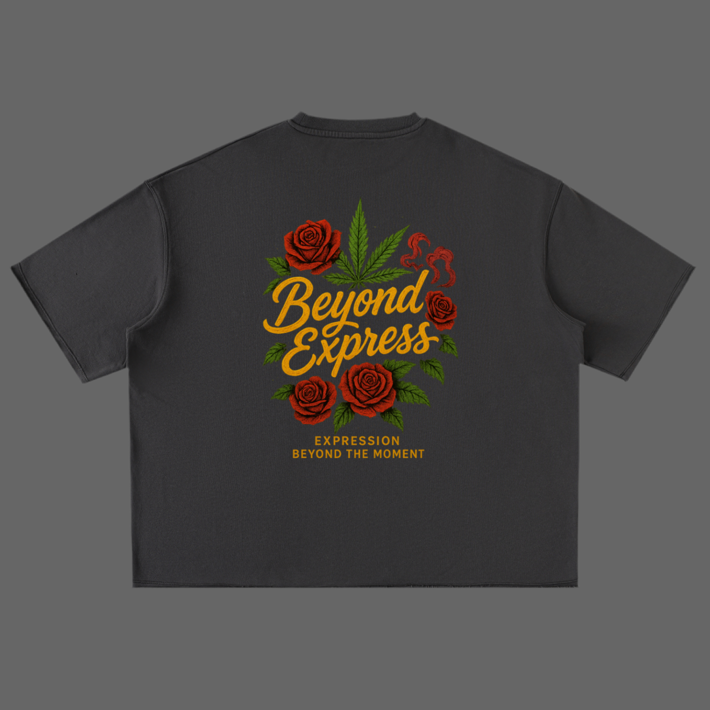 Washed Rolled Hem Half Sleeve T-Shirt