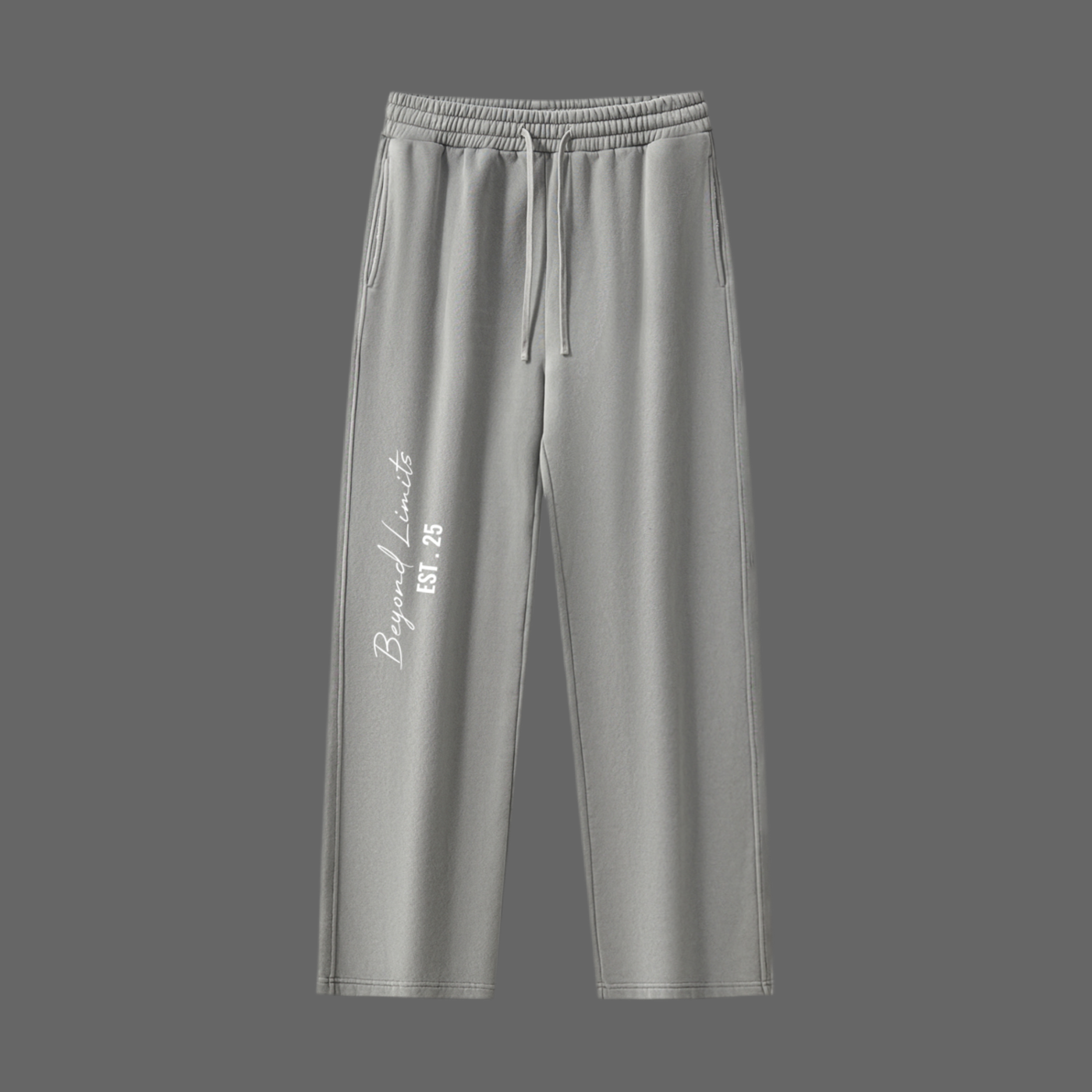 Frayed Enzyme Washed Fleece Sweatpants