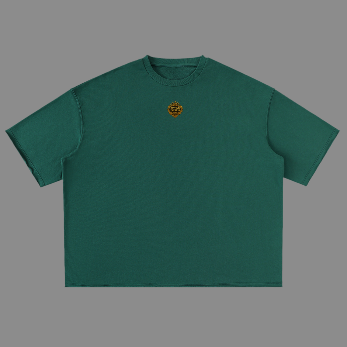 Black T-Shirt with Beyond Express Gold Logo