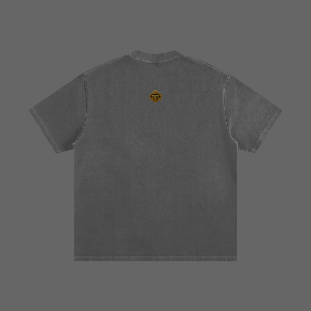 Heavyweight Vintage Washed Frayed T-Shirt