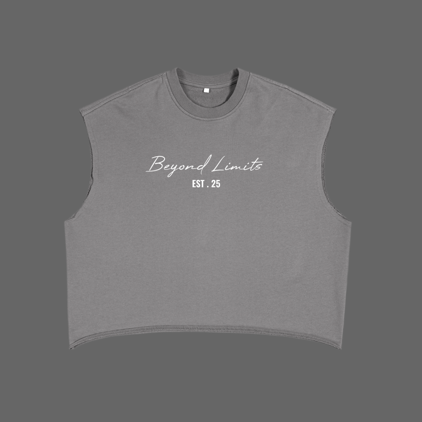 French Terry Boxy Tank Top