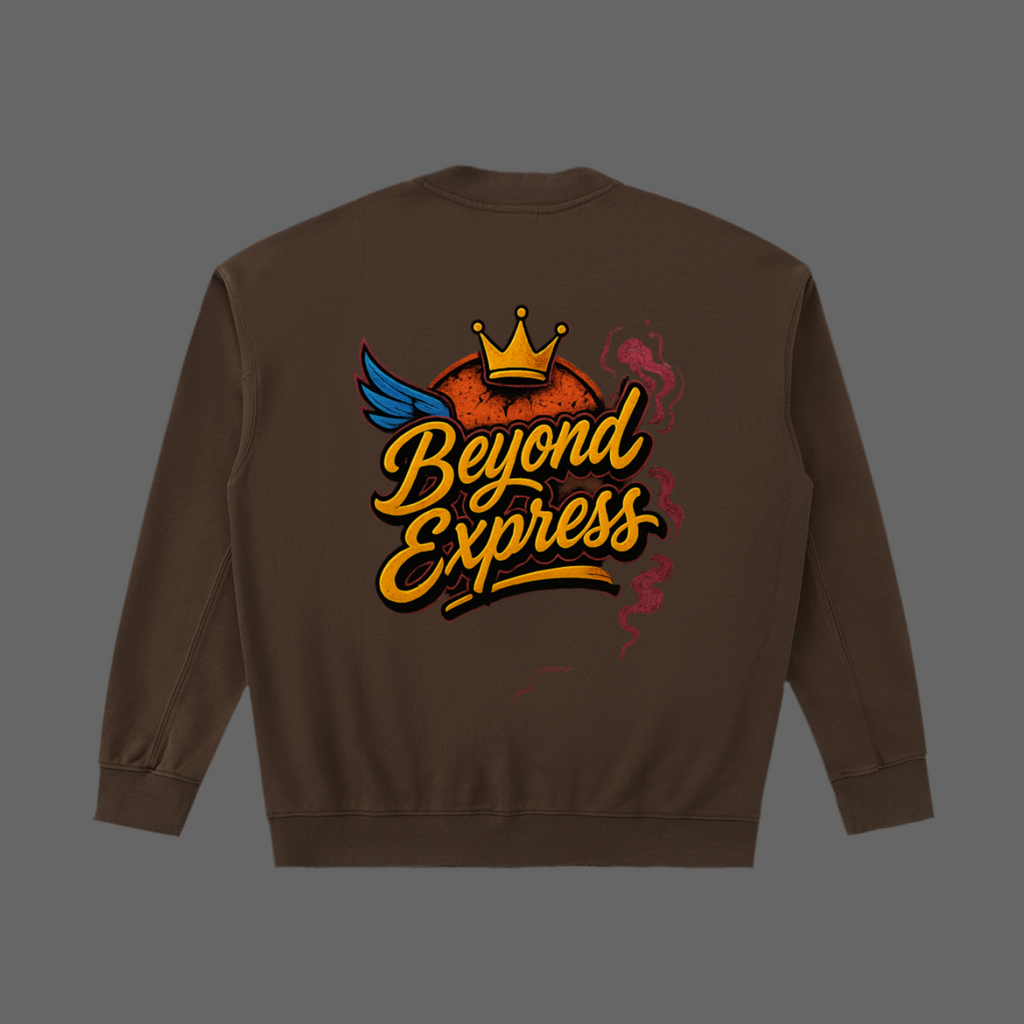 Drop Shoulder Crewneck Sweatshirt