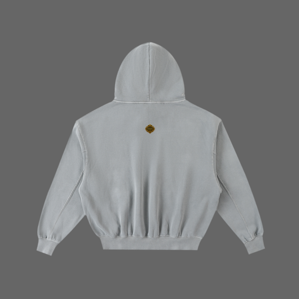 XXvXX collection Frayed Enzyme Washed Fleece Hoodie