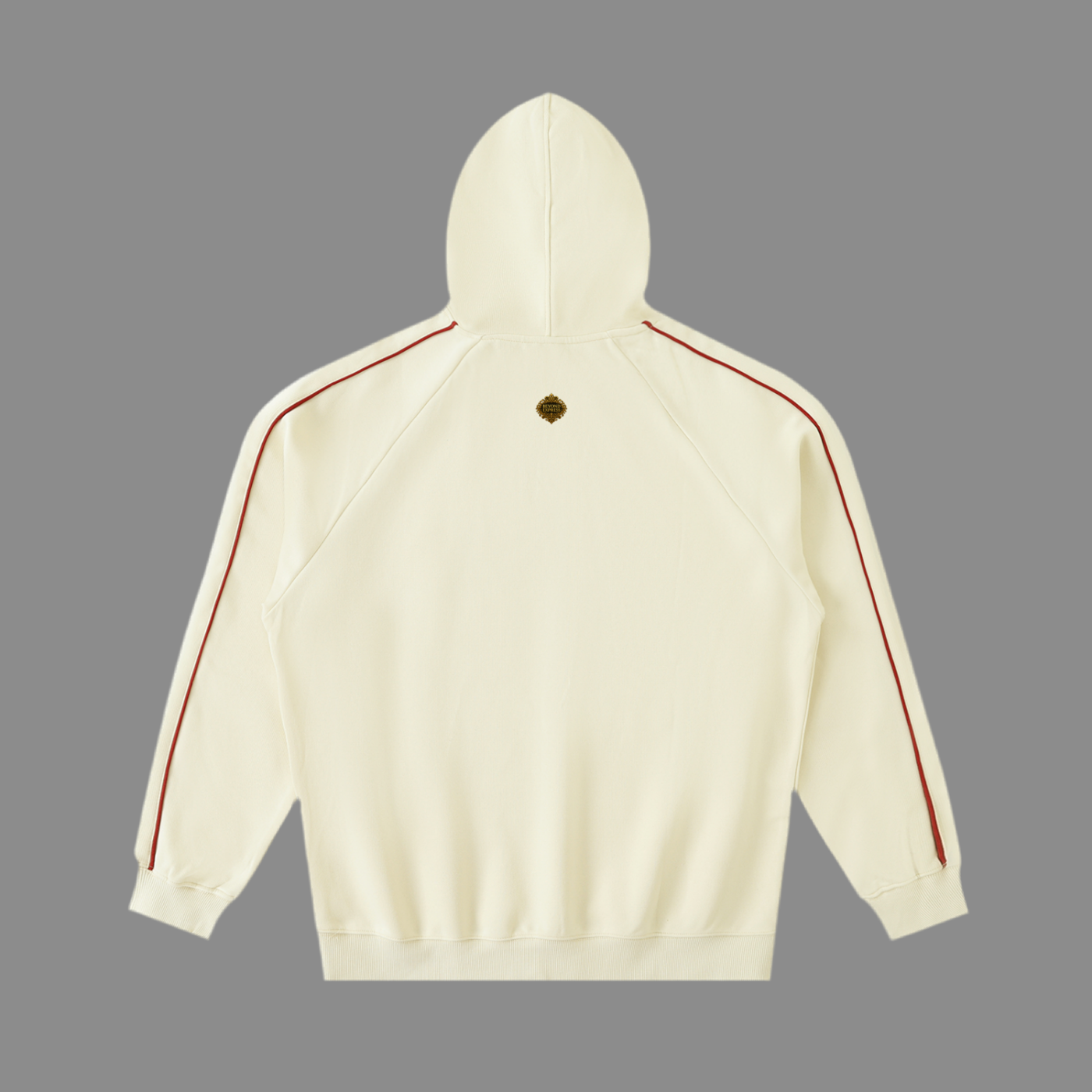 Contrast Piping Raglan Hoodie