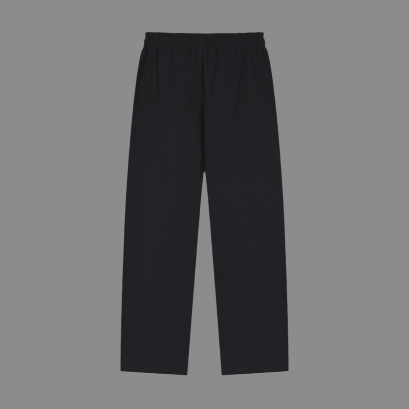 Solid Color Straight-Leg Sweatpants
