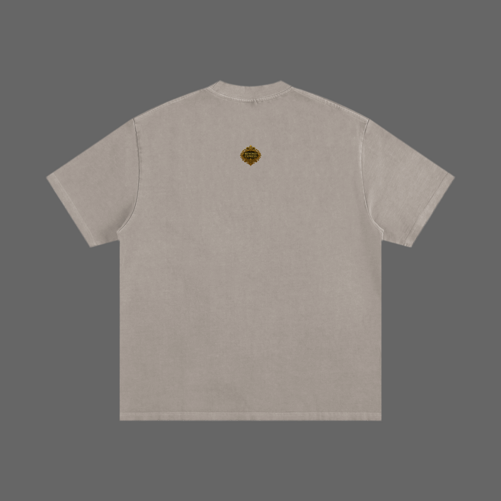 Heavyweight Vintage Washed Frayed T-Shirt