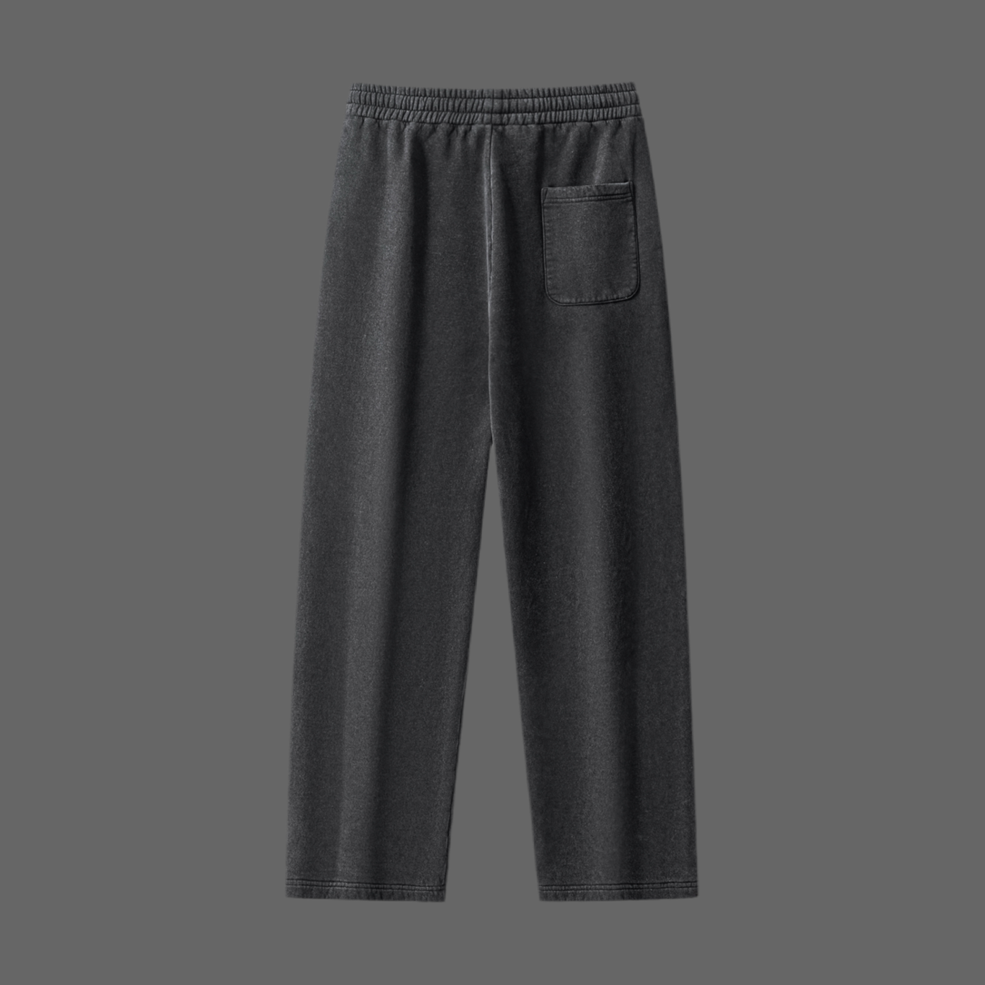Frayed Enzyme Washed Fleece Sweatpants