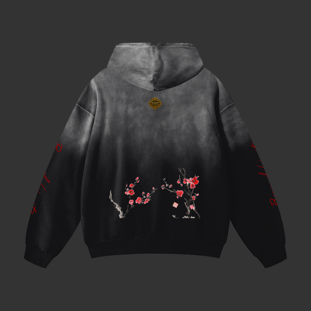 (Special production line)￼Heavyweight Sunfade Oversized Hoodie