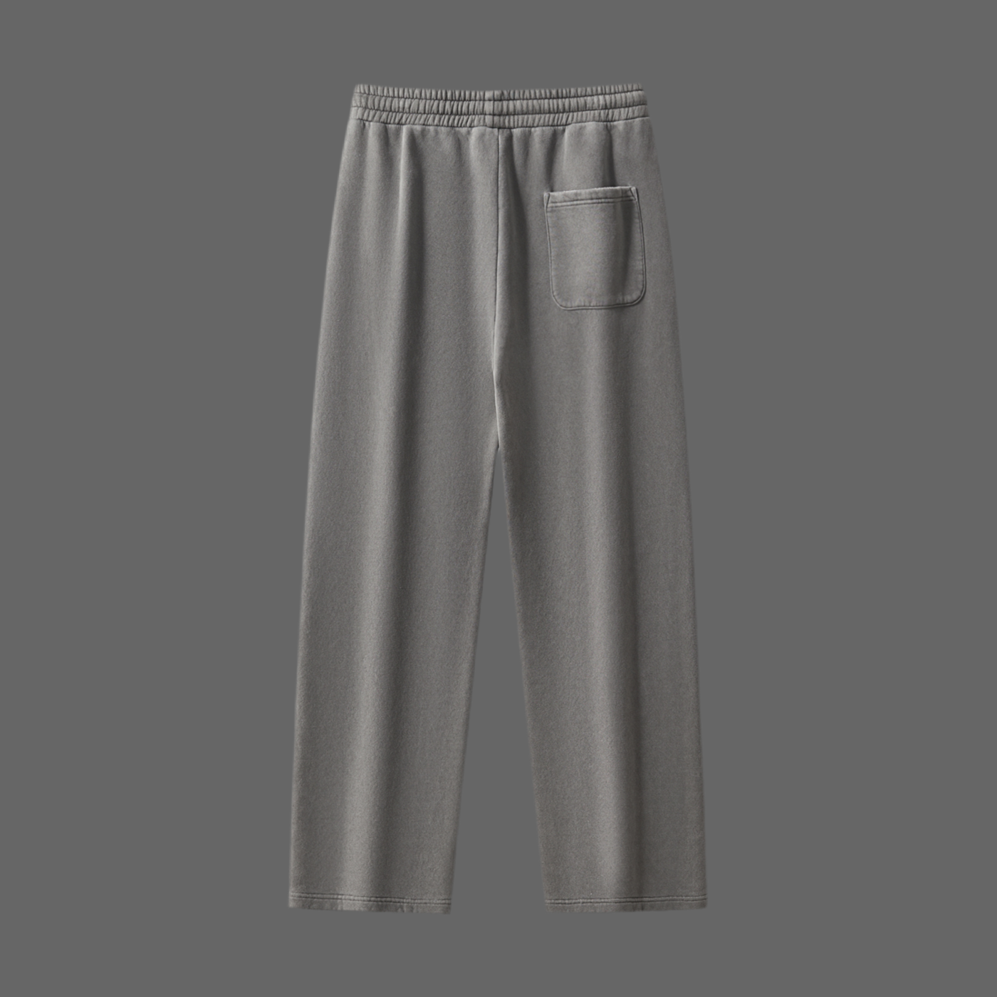 Frayed Enzyme Washed Fleece Sweatpants