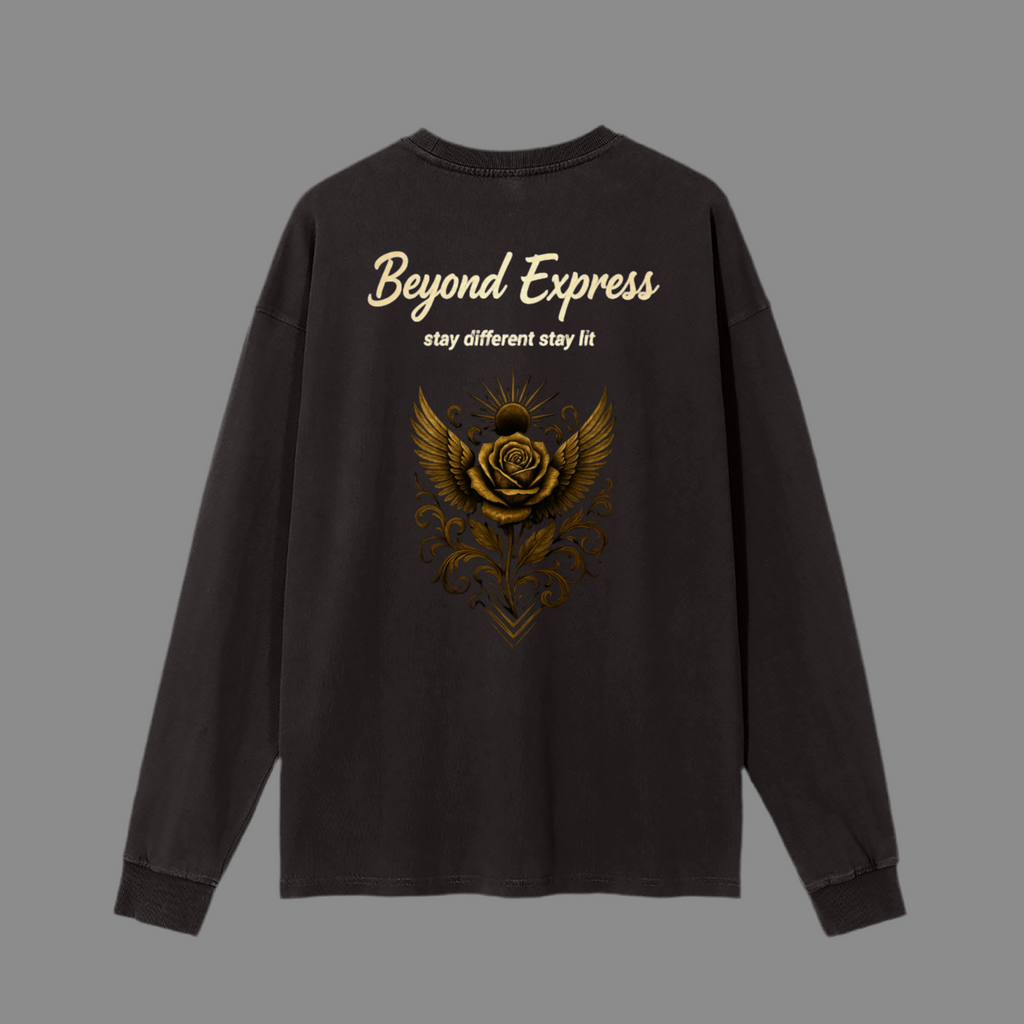 Premium Black Long-Sleeve Shirt