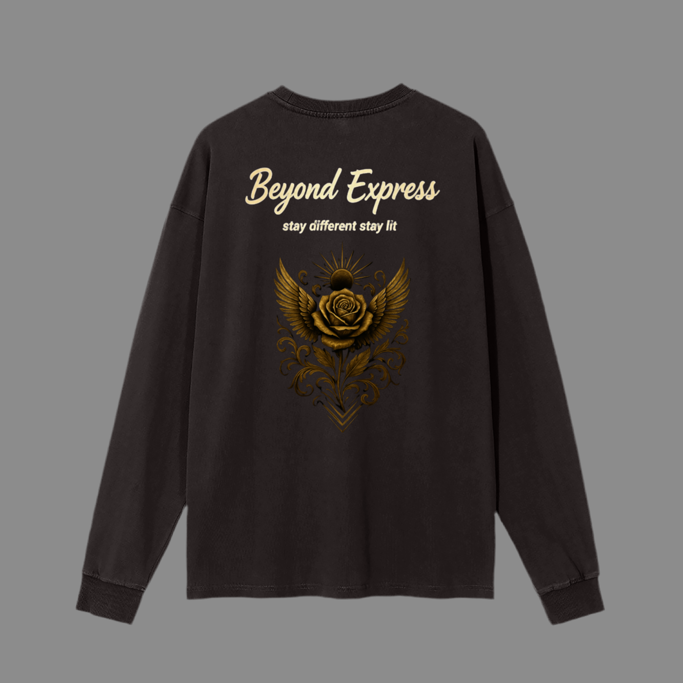 Premium Black Long-Sleeve Shirt