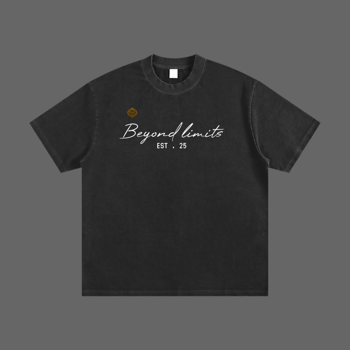 Heavyweight Vintage Washed Frayed T-Shirt