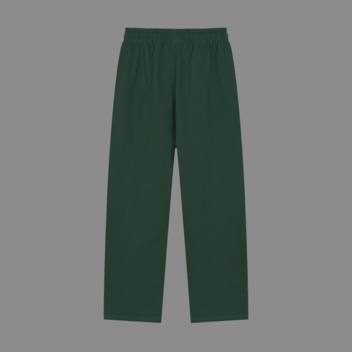 Solid Color Straight-Leg Sweatpants
