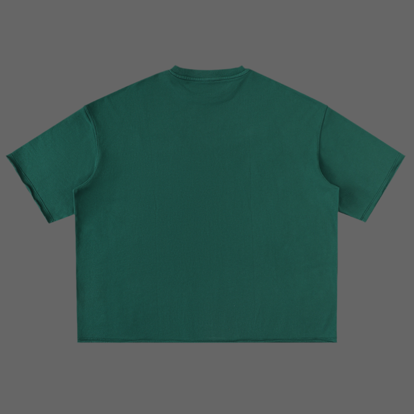 Washed Rolled Hem Half Sleeve T-Shirt