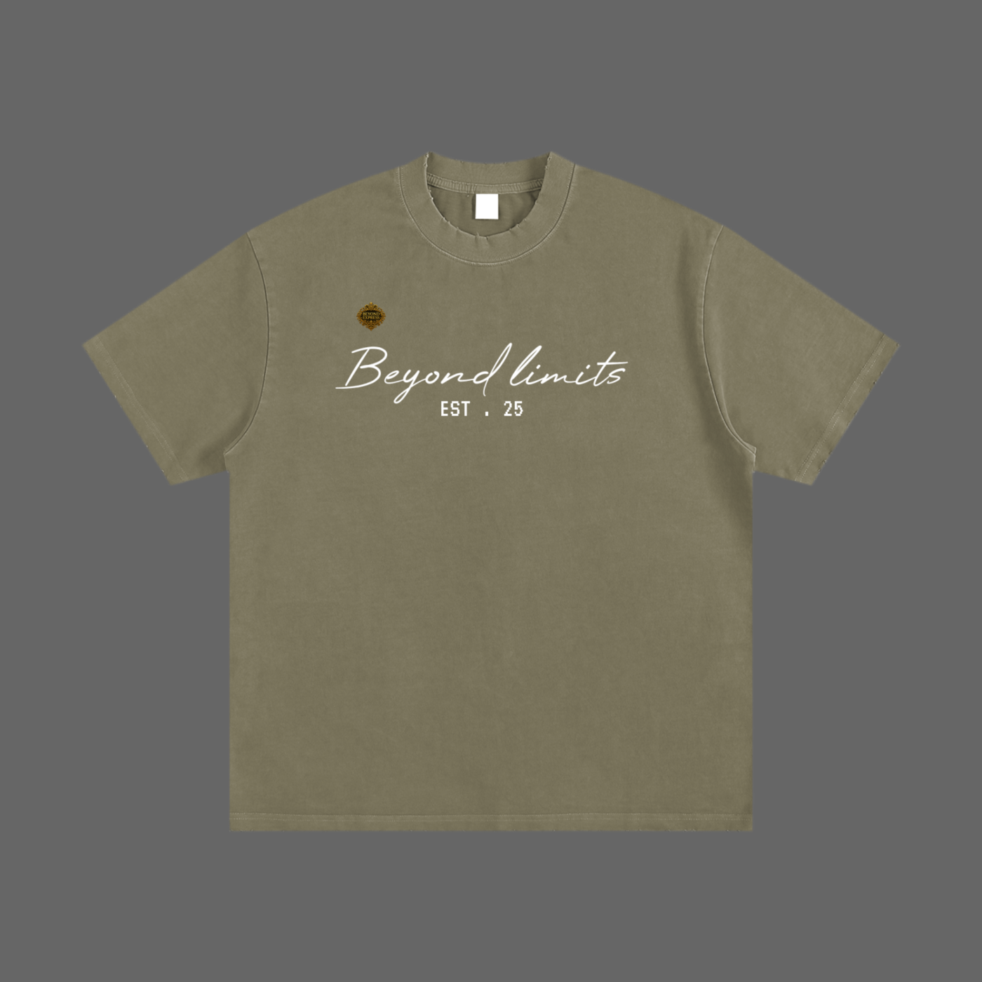 Heavyweight Vintage Washed Frayed T-Shirt