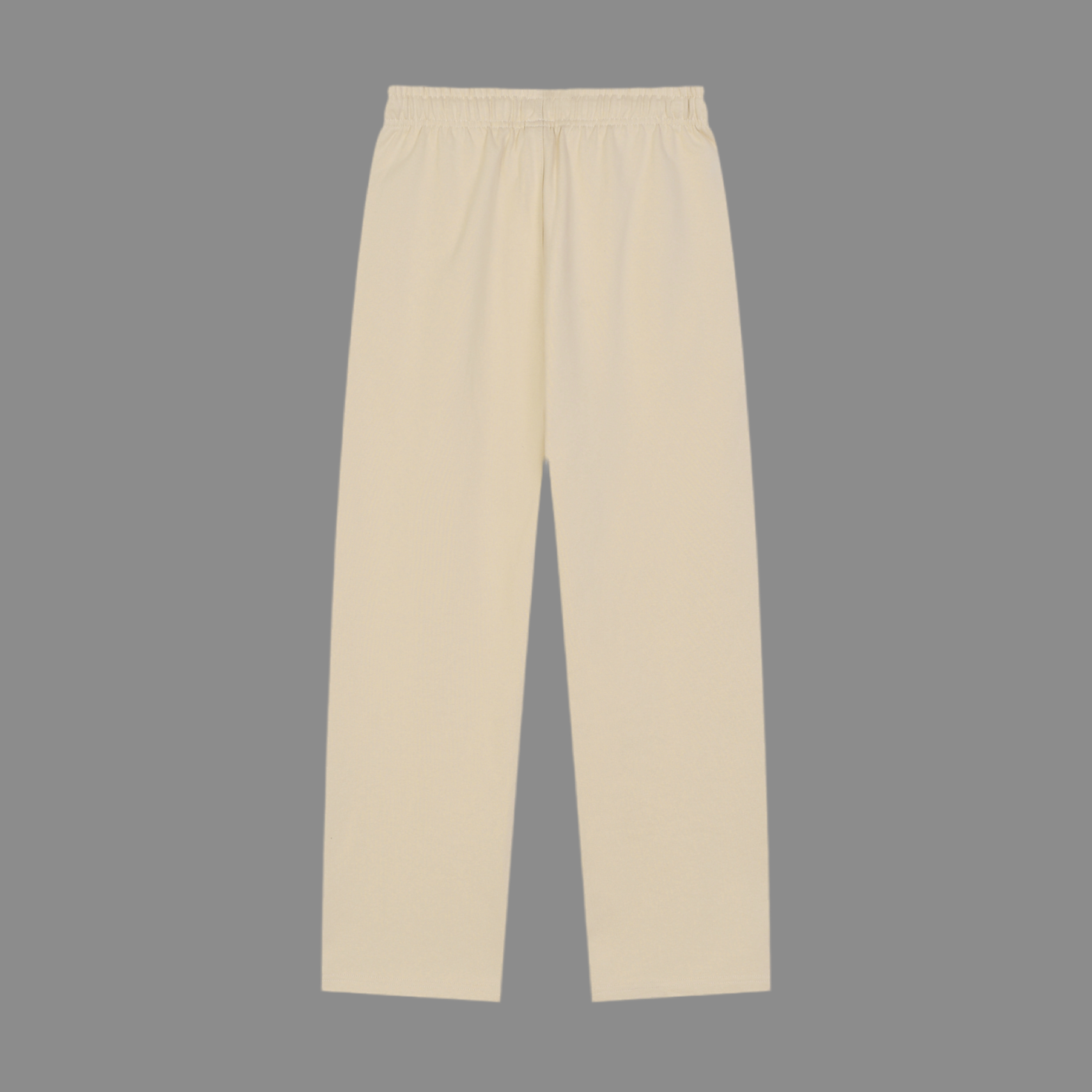 Solid Color Straight-Leg Sweatpants