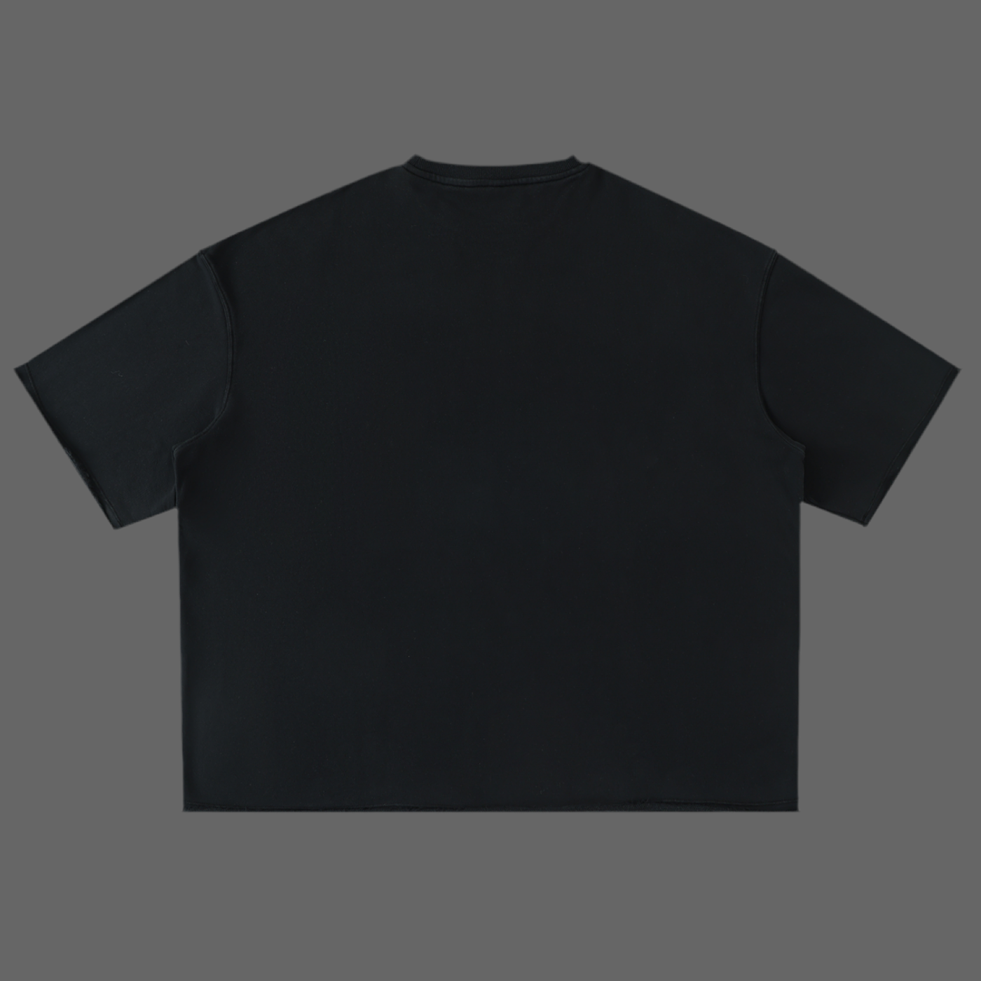 Washed Rolled Hem Half Sleeve T-Shirt