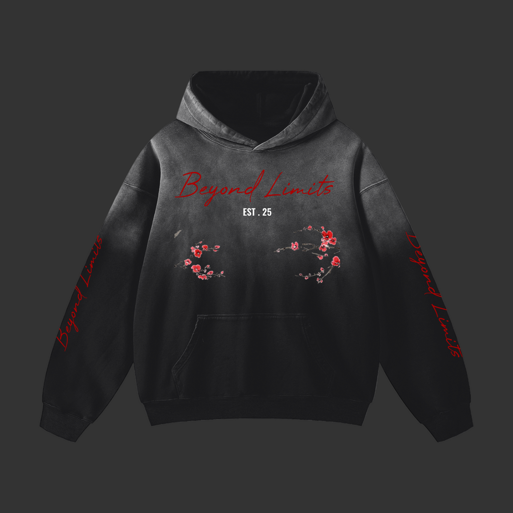 (Special production line)￼Heavyweight Sunfade Oversized Hoodie