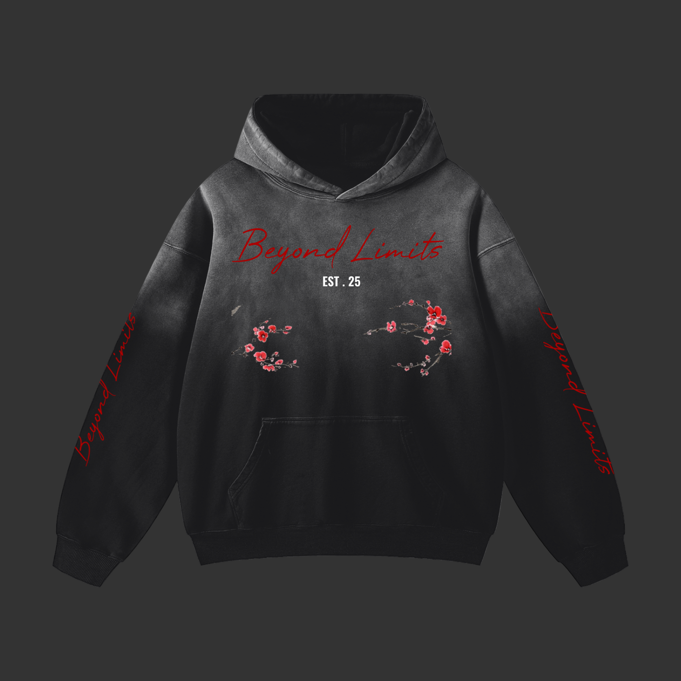 (Special production line)￼Heavyweight Sunfade Oversized Hoodie